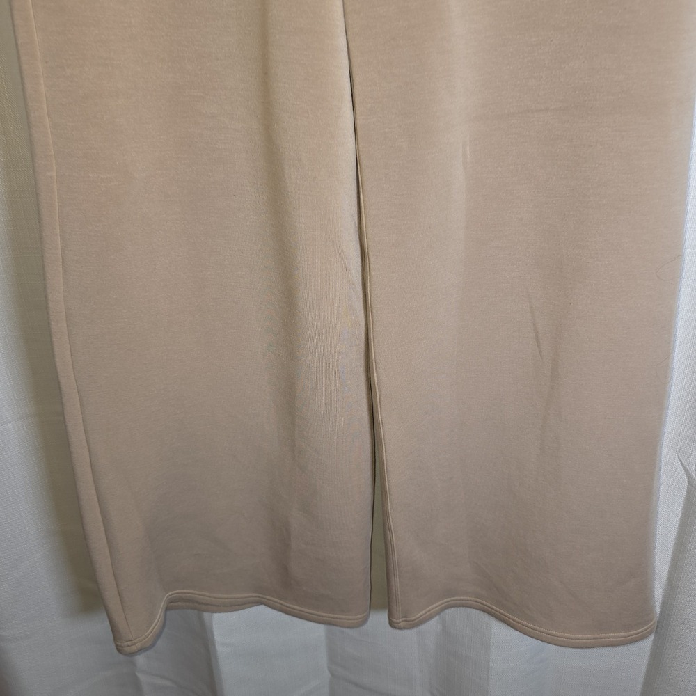 Spanx Sweatpants Air Essentials LARGE Smoke Mauve Pink Wide Leg Pants Airluxe - Picture 11 of 11